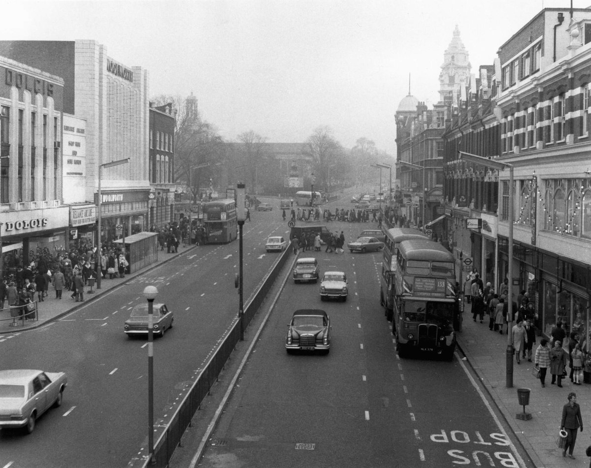 Brixton Road looking south, early 1970s