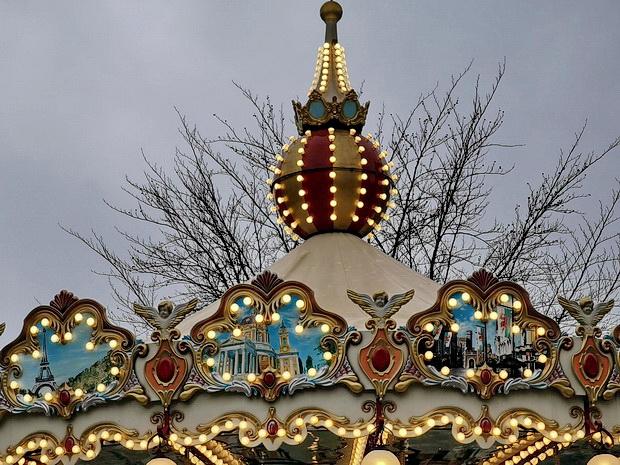 Photos of the rain-soaked streets of Cardiff - City centre and Llanishen at night, Jan 2020