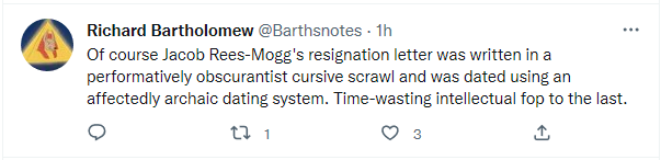 Rees-Mogg is a time-wasting intellectual fop