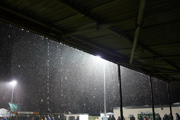 Peckham Town win the London FA Trophy in rain lashed final against AFC Cubo, Fri 28th Aug 2020