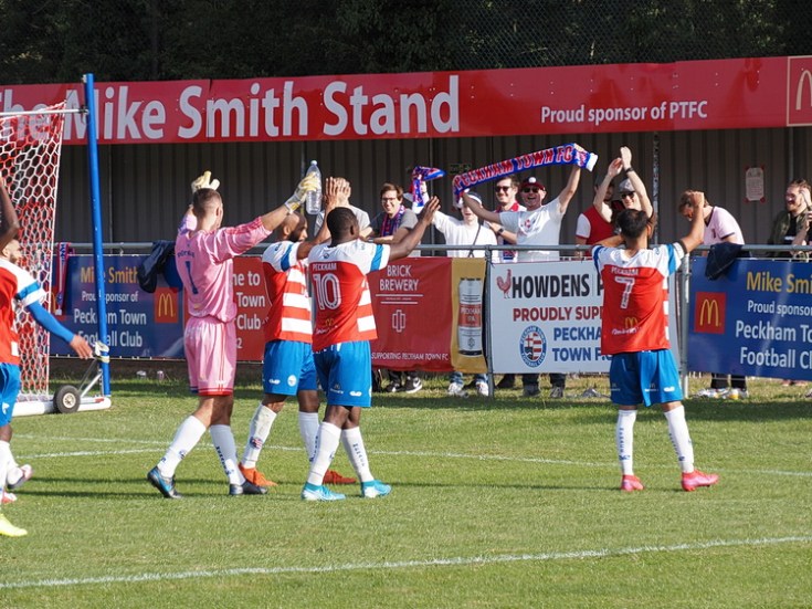 In photos: Peckham Town roll over Ide Hill in a 3-1 home win, Sat 12th Sept 2020 