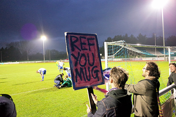 Enfield Town 3 Dulwich Hamlet 4, Enfield, north London, Saturday 23rd November 2013