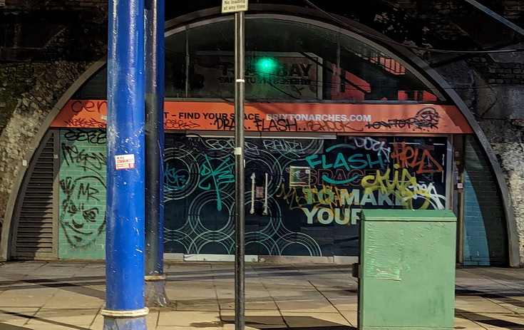 In photos: the appalling state of the arches along Atlantic Road, Brixton in March 2024