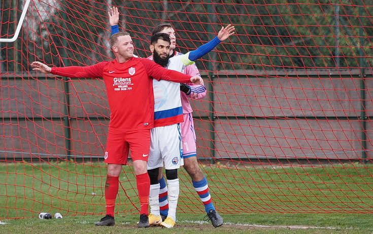 In photos: What a game! Two goals in injury time earns Peckham Town a draw at Red Velvet FC