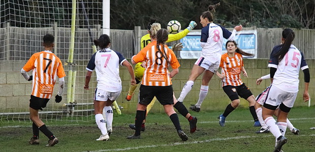 Dulwich Hamlet Women in six goal cup thriller at Ashford Town, Sun 5th Jan 2020