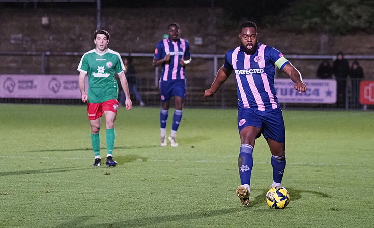 In photos: Dulwich Hamlet crash out of the London Senior Cup at the hands of lower league Sporting Bengal, Tues 19th Dec 2023