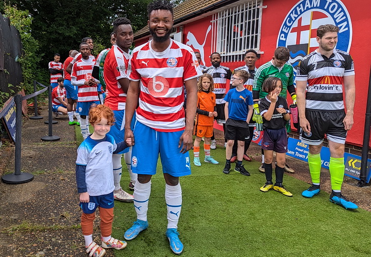 In photos: Peckham Town take on Peckham Town at in-house pre-season friendly, Sat 6th July 2024