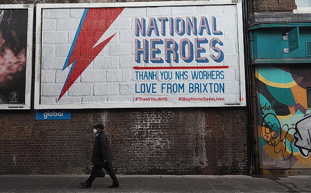 In photos: David Bowie themed celebration of NHS workers, May 2020