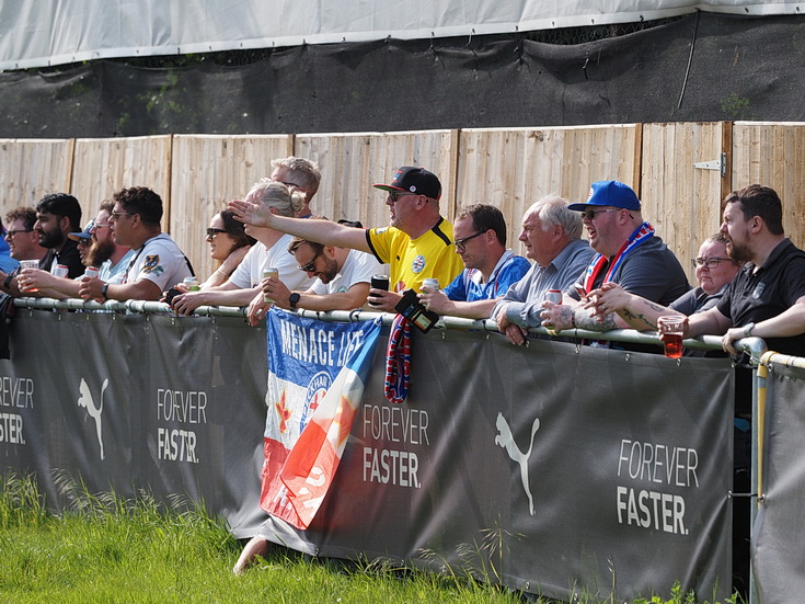 In photos: Record breaking crowd watches Peckham Town's last home game of the season, Sat 11th May 2024