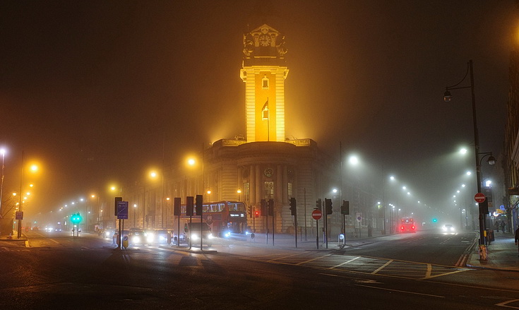 In photos: A cold and foggy Saturday night around Brixton and Clapham