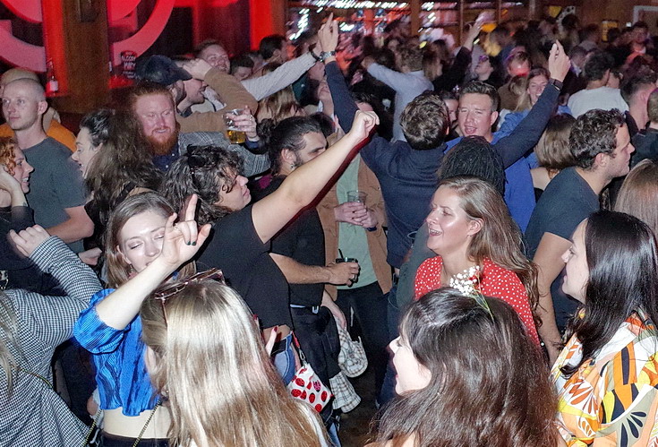 In photos: dancefloor action on the Brixton MegaPop party, Effra Social, Sat 8th Oct 2022