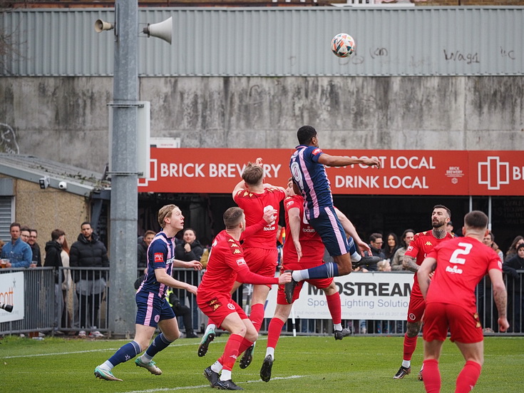 In photos: Dulwich Hamlet grind out a dull 0-0 draw against Whitehawk, Sat 9th Mar 2024