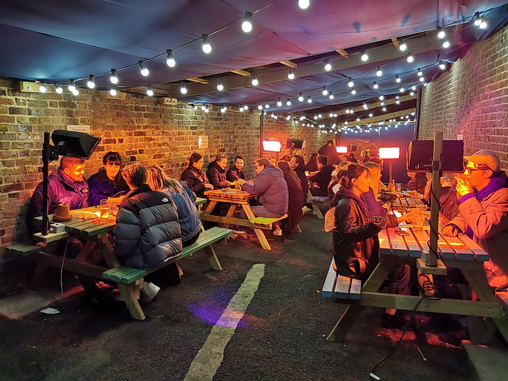 In photos: Brixton Hootananny's beer garden is back open for business, April 2021