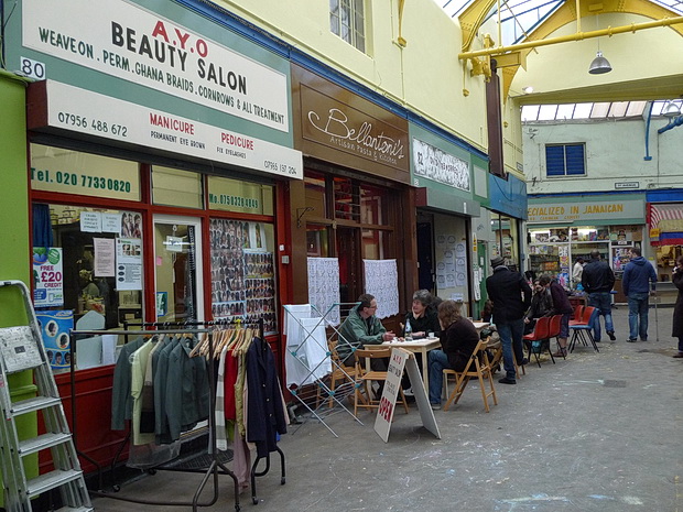 Brixton Village, March 2010 - the start of regeneration and gentrification