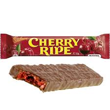 Image of a Cadbury's Cherry Ripe chocolate bar