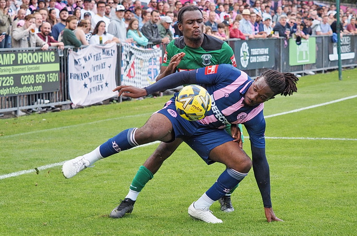 In photos: clueless Dulwich Hamlet thwarted by Haringey Borough's last minute equaliser, Sat 2nd Sept 2023