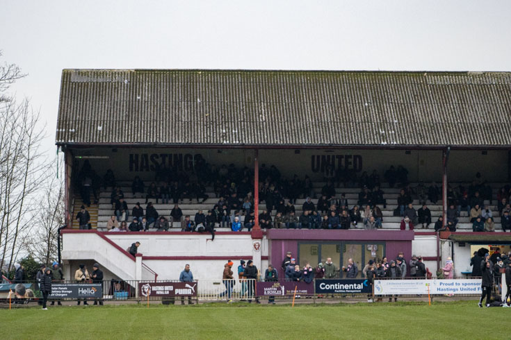 In photos: Dulwich Hamlet grab a last minute equaliser at Hastings, Sat 13th Jan 2024