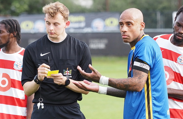 In photos: Peckham Town out of the London Senior Cup after penalty shoot out with Clapton FC, Sat 7th Oct 2023