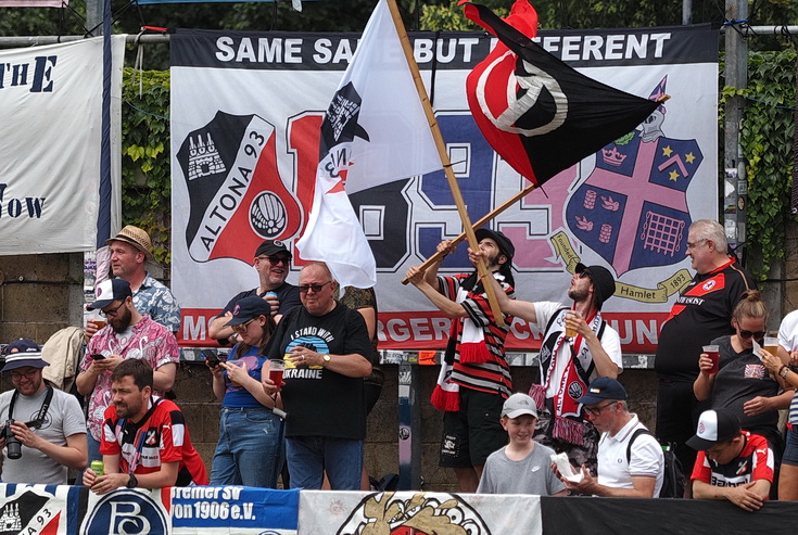 In photos: Dulwich Hamlet lose to Altona in a splendid afternoon of football, Sat 8th July 2023