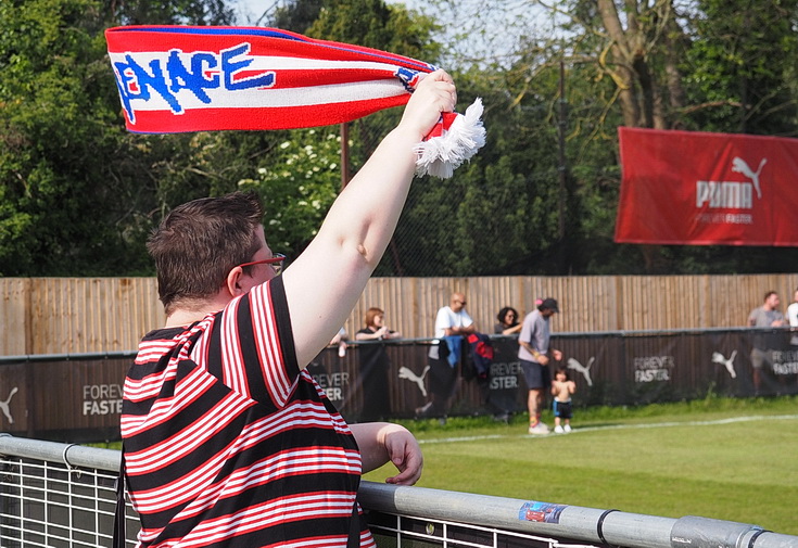 In photos: Record breaking crowd watches Peckham Town's last home game of the season, Sat 11th May 2024