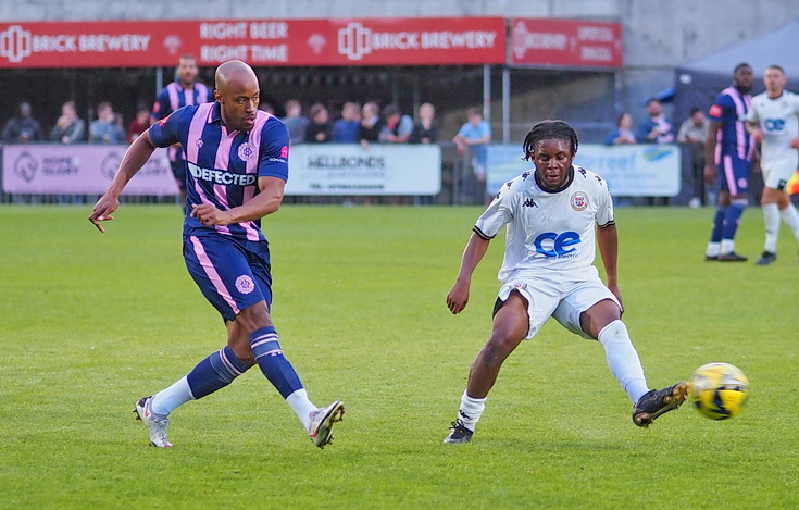 In photos: Dulwich Hamlet lose to Bromley FC after penalty shootout at Champion Hill, Tues 11th July 2023