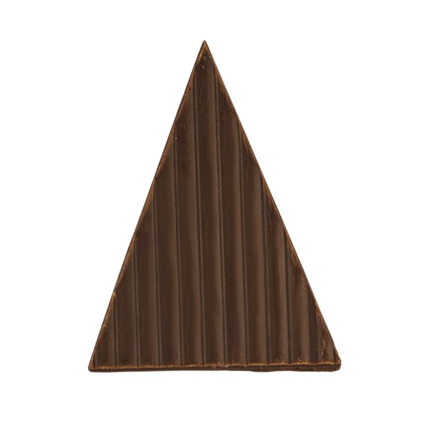 triangular chocolate biscuit