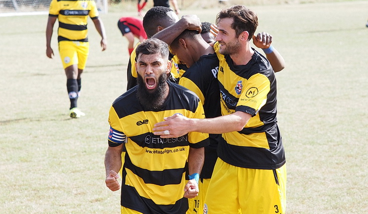 In photos: ten man Peckham town get thumped 2-5 at Welling Park, Sat 16th Sept 2023