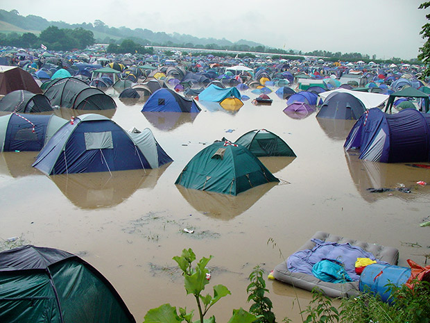 Great Glastonbury Festival mudfests of the past