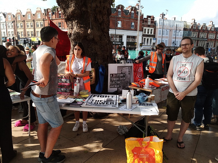 In photos: Community Rally in Windrush Square, Brixton