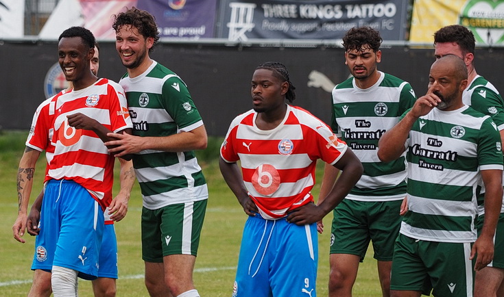 In photos: Peckham Town thump Battersea Ironsides 5-0 in entertaining pre-season friendly, Sat 20th July 2024