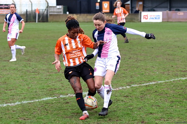 Dulwich Hamlet Women in six goal cup thriller at Ashford Town, Sun 5th Jan 2020