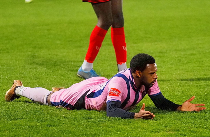 In photos: It's a poor performance from Dulwich Hamlet as they lose to basement strugglers Kingstonian, Weds 20th March 2024