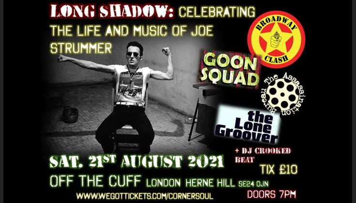 Celebrating the life and music of Joe Strummer - Off The Cuff, Sat 21st Aug 2021