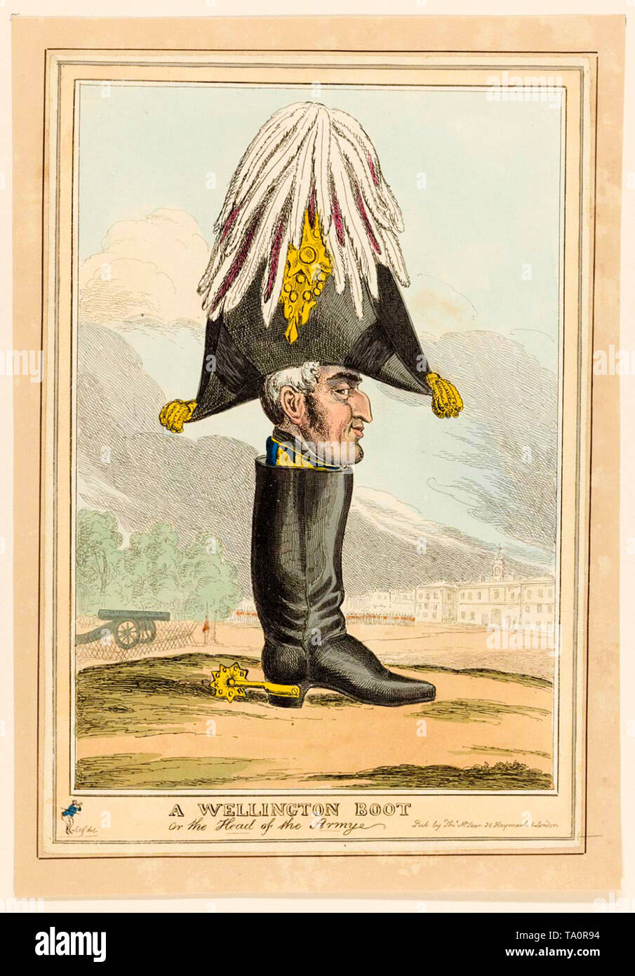 a-wellington-boot-or-the-head-of-the-army-british-political-cartoon-lampooning-the-duke-of-wellington-william-heath-late-18th-century-TA0R94.jpg