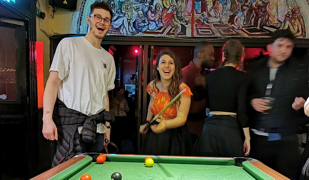 In photos: Friday night at Brixton's Hootananny - live music, DJs and pool, Feb 2020