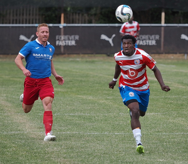 In photos: Peckham Town beaten 1-4 by Hassocks in pre-season friendly. Sat 1st July 2023