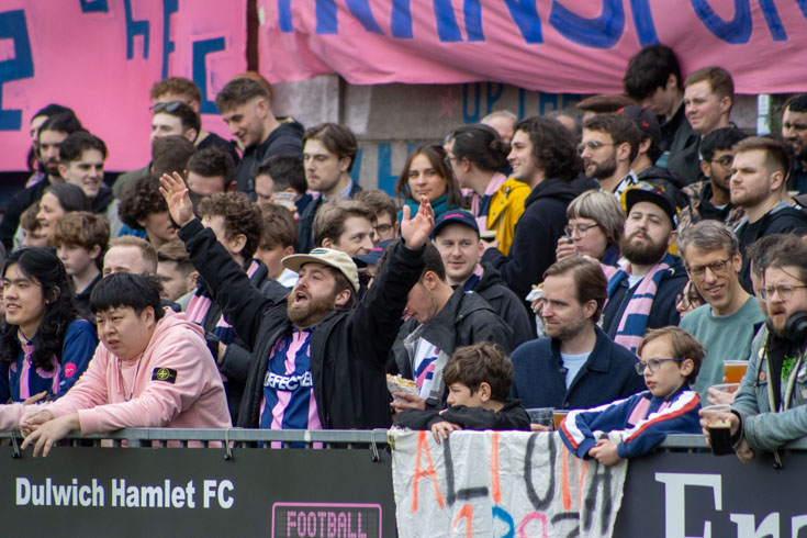 In photos: Dulwich Hamlet move into 8th place after crucial 2-0 win over Lewes, Sat 16th March, 2024