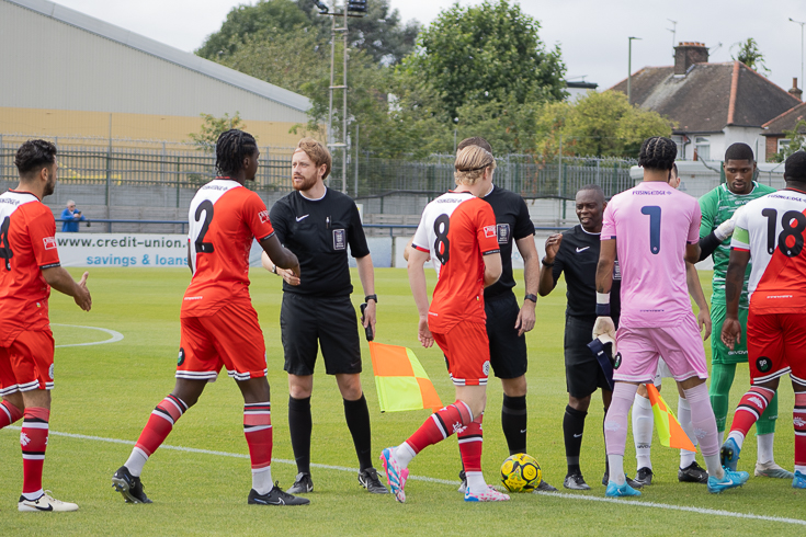 In photos: Dulwich Hamlet open their season with a defeat at Wingate and Finchley, Sat 10th Aug 2024