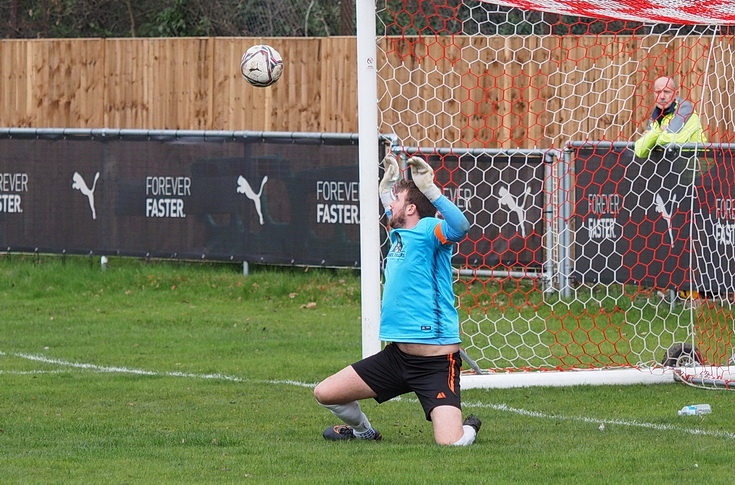 In photos: Peckham Town battle out a 0-0 draw with Fleetdown United, Sat 17th Feb 2024