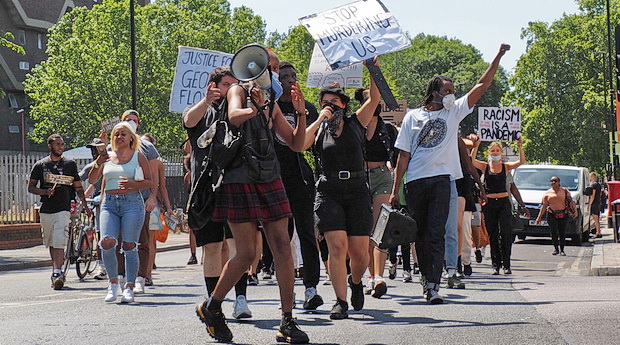 In photos: Black Lives Matter protest in Brixton, Mon, 1st June 2020