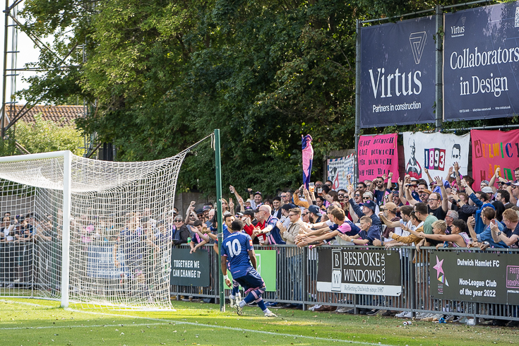 In photos: Dulwich Hamlet bag all three points in home 2-1 win over struggling Cray Wanderers, Mon 26th Aug 2024