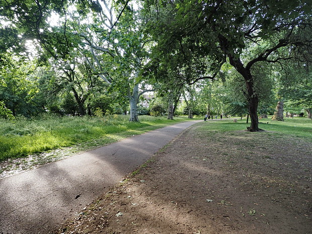 In photos: the open spaces and flower garden of Kennington Park, south London