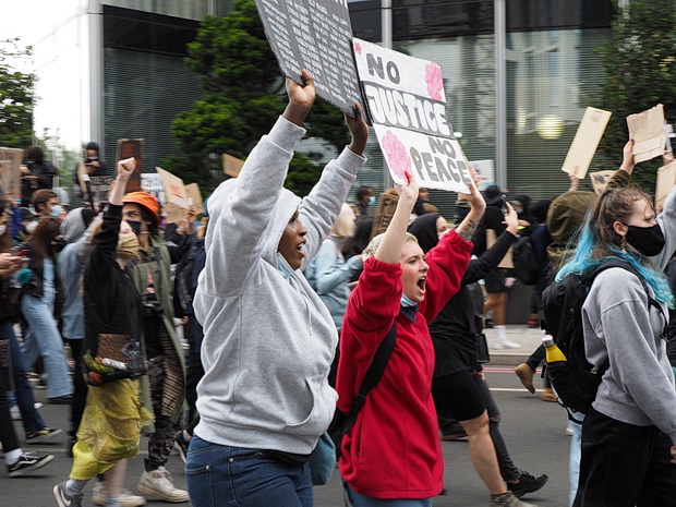 In photos: Black Lives Matter protest in Vauxhall, Sun 7th June 2020