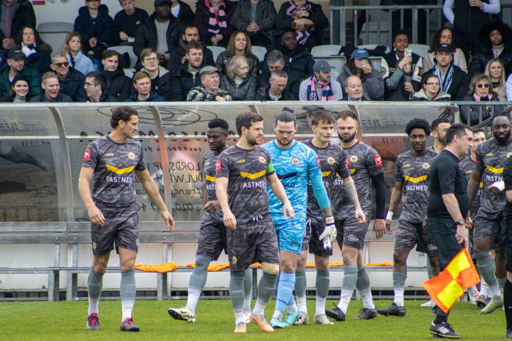 In photos: a miserable end to the season as Dulwich Hamlet are stuffed 2-6 at home by Cray Wanderers, Sat 27th April 2024