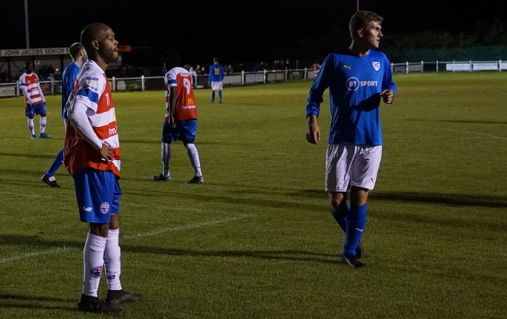 Peckham Town win the London FA Trophy in rain lashed final against AFC Cubo, Fri 28th Aug 2020