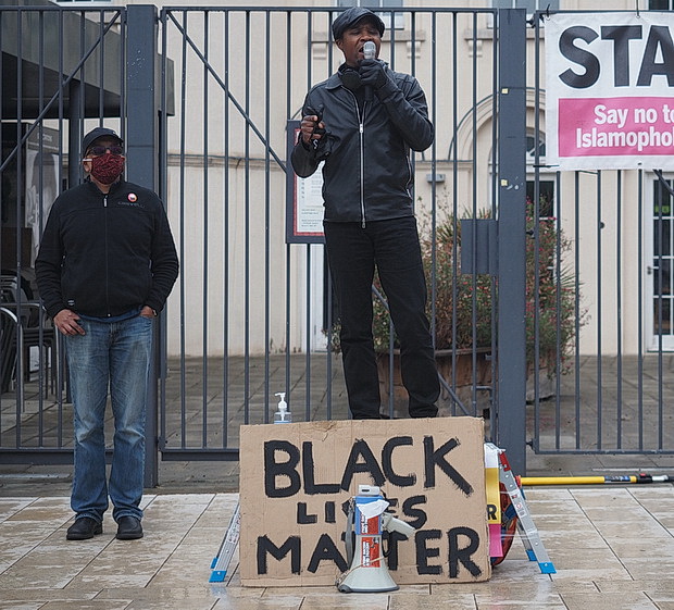 In photos: Campaigners Takes The Knee in support of George Floyd, Windrush Square, Brixton, Weds 10th June 2020