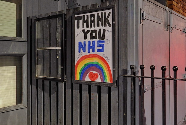 In photos: Drawings of rainbows in windows around Brixton