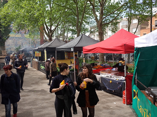 A new market for Brixton: Granville Market Space on Coldharbour Lane - in photos, May 2015