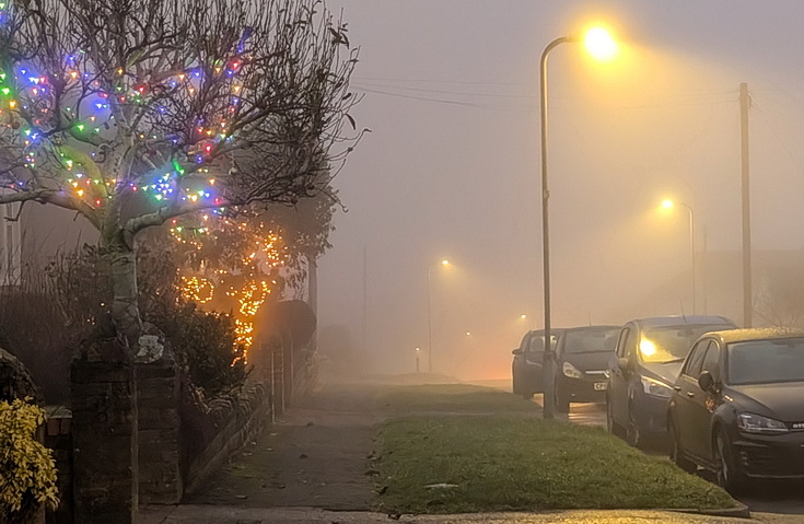 Cardiff, Christmas 2024: pubs, rugby, night scenes and fog