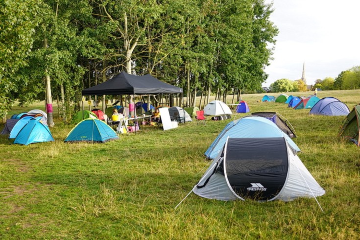 In photos: Extinction Rebellion camp in Brockwell Park, south London